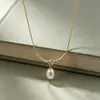 Nuevo Collar de Perlas Nudoso Estilo Francés para Mujer, Ofreciendo Diseño de Nicho, Lujo Ligero, Cadena Versátil para Clavícula, Collar Listo para Usar