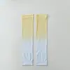Manga de Hielo Degradado Protección Solar Verano para Mujer Mangas de Seda de Hielo Venta al por Mayor Anti-UV Deportivas Exteriores Ciclismo Mangas para Brazos