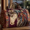 2026 Nueva Serie Transfronteriza Animal Caballo Bolsa de Viaje Acolchada Portátil de Corta Distancia Multifuncional Bolsa Deportiva para Fitness