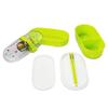 Lonchera Doble Estilo Japonés de Dibujos Animados Plástico de Grado Alimenticio Lonchera Bento con Rejilla Apta para Microondas Portátil para Estudiantes