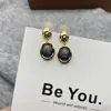 S925 Otoño e Invierno Nuevos Pendientes Coreanos Populares de Dongdaemun Pendientes del Cielo Estrellado Pendientes de Lujo Accesible de Alta Gama para Mujer Pendientes de Moda