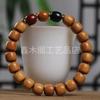 Pulseira de sândalo Barbie natural no atacado estilo chinês com pulseira Bodhi pulseira de lótus contas Wenwan Buda rosário para homens e mulheres