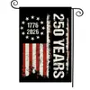 Bandeira de Jardim Impressa Frente e Verso do Dia da Independência Americana de 2026 Comemorativa do 250º Aniversário Decoração Externa Bandeira de Quintal para Feriado