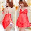 Lingerie Sexy, Feminina, Transparente, Tentadora, Sem Fundo, Não Precisa Tirar, Conjunto Quente e Apaixonado, Gravata Borboleta, Pijama para Seios Pequenos, Provocante