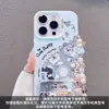 Adequado para a capa do telefone Apple 18 Pro Max, apresentando um design fofo de cachorrinho, um suporte tipo espelho e um pingente de estrela-do-mar; Capa protetora para iPhone 17