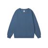 Outono 2024 320g Algodão Chinês Modelagem Ampla Esportivo Casual Unissex Ombro Caído Gola Redonda Manga Longa Moletom Jovem Casual