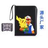 Fabricante Original Libro de Cartas Pokemon 4 Compartimentos Cremallera Hojas Sueltas Bolsa de Almacenamiento Portátil para Tarjetas Libro de Colección de Cartas Pokemon