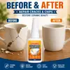 Cola de Reparo Cerâmica KineShineX Adesivo Impermeável para Reparo de Azulejos Selante para Reparo de Banheiro Cozinha Banheiro