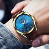 Reloj de Hombre Original Nuevo Impermeable Moderno Reloj de Correa Luminoso para Hombre Calendario de Moda Tienda de Fábrica de Relojes para Mediana Edad y Personas Mayores