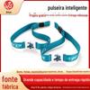 Pulseira de Etiqueta Tecida Inteligente Descartável Pulseira de Pulso Personalizada para Recém-Nascidos Pulseira de Pulso de Identificação Rfid Tecida