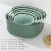 Lote de Fábrica Cesta Escurridora de Doble Capa Nueva Transfronteriza de 10 Piezas Plástico Cocina Multifuncional Plato para Frutas y Verduras Cesta para Lavar Verduras