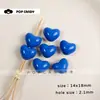 Joias Artesanais DIY com Contas Coloridas de Acrílico Coração de Tamanho Médio Contas Soltas Acessórios de Material Artesanal Bolsa Acessórios de Pingente