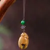 Sándalo Creativo DIY Pinza de Cangrejo Colgante de Dinero Manualidad Cadena de Teléfono Colgante de Bolso Llavero