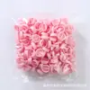 100 Tazas Anillo para Tatuar, Recipientes de Color, Tazas para Pegamento de Extensiones de Pestañas, Tazas Flor de Ciruelo, Tazas con Forma de Flor, Tazas con Rejilla