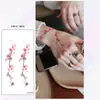 Xmxp Calcomanía de Tatuaje Temporal Colorida para Muñeca Brazo de Niña Mujer Impermeable Larga Duración Estilo Ins de Gama Alta Mismo Estilo que Xiaohongshu
