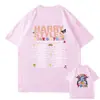 Camisetas Deportivas Casuales para Hombre y Mujer Love on Tour 2023 Concierto Estampado Algodón Manga Corta para Pareja