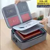 Bolsa para guardar documentos, bolsa impermeable multicapa para archivos, bolsa para guardar boletos y equipaje, bolsa organizadora, venta directa del fabricante, tendencia nacional