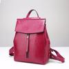 2025 Nueva Bolsa para Mujer Moda Europea y Americana Piel Genuina Mochila Vintage Mochila de Piel de Vaca con Cera de Aceite Mochila Escolar de Moda Guangzhou Venta al por Mayor