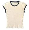 Camiseta sexy Y2K de verano para mujer, estilo retro, ajustada, informal, combinable, 2023, transfronteriza