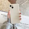 Funda de Silicona Líquida Imitación Borde Recto para Cubo de Rubik Apple 18, Funda Protectora Anti-Caídas para iPhone 17 Apple 16