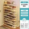 Estantería de almacenamiento ahorradora de espacio personalizada para dormitorios estudiantiles, zapatero extendido de pie, zapatero de múltiples capas para almacenamiento en la entrada del hogar