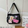 Bolsa Transparente Casual de Estilo Japonés para Granos, Bolsa de Mensajero para Clase de Estudiante, Versátil, Casual, de Hombro, Cruzada