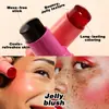 Conjunto de Blush em Gel Transfronteiriço Natural Fácil de Colorir Elástico 4 Cores Conjunto de Blush Matte Hidratante Caixa