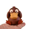 Adornos de Animales Tallados de Nogal Negro Pokemon Pato Keda Pokemon Oficina Juguetes Creativos Adornos