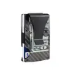 Fibra de carbono anti-degaussing caixa de cartão de crédito caixa de cartão escova antirroubo RFID portador de cartão bancário de grande capacidade cartão de visita