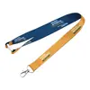 Venta al por mayor de fábrica Cinta de Medalla de Poliéster con Logo Impreso por Ambos Lados Cuerda para Colgar con Transferencia de Calor Tarjeta Escolar Insignia de Trabajo Cinta para Permiso de Trabajo