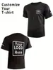 Camiseta Deportiva de Manga Corta para Hombre de Secado Rápido con Puños Reflectantes, Personalizable con Logo, Transfronteriza, para Verano, Fitness y Uso Diario