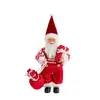 Nova Decoração de Natal Papai Noel Vermelho Ornamento de Papai Noel em Pé Decorações de Natal
