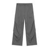 MTLCLOTHES ropa de hombre otoño americano cleanfit plisados tubo recto sentido vertical adelgazantes color liso pantalones casuales