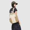 Mochila Impermeable Ligera para Mujer al Aire Libre, Ocio, Camping, Viajes, Bloques de Color, Gran Capacidad, Bolsa Escolar Universitaria