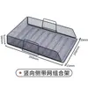 Organizador de Archivos de Escritorio Estante Portadocumentos Estante de Almacenamiento Portadocumentos por Niveles Caja para Archivos Estante de Archivos de Hierro para Oficina