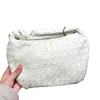 Bolso para desplazamientos transfronterizos europeos y americanos, bolso nube de piel de vaca tejido a mano con forma de dumpling, bolso pequeño, bolso de hombro para llevar debajo del brazo
