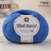 Hilo de lana mezclada, hilo de grosor medio para tejer a mano, hilo 212 para bufandas, suéteres y pantuflas de tejido DIY