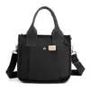 Bolsa de Lona para Mujer de Gran Capacidad Bolsa para el Almuerzo Bolso de Mano para Oficinista Bolsa para Fiambrera Múltiples Compartimentos Bolsillo con Solapa Bolso de Hombro para Pantalones Mamá Venta al por Mayor