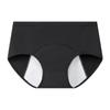 Roupa íntima menstrual de algodão puro de cintura média, forro 100% algodão, calcinha menstrual, tamanhos grandes, à prova de vazamentos na frente e atrás, venda por atacado
