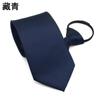 Corbata de cremallera perezosa de 10 cm de ancho para traje de negocios formal de hombre, conveniente y fácil de poner, corbata de boda para novio, padrino, corbata de seguridad