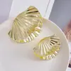 Pinza para el Cabello de Concha Transfronteriza para Mujer, Pasador Floral, Pinza de Tiburón Simple para Moño en la Parte Posterior de la Cabeza, Accesorio para el Cabello de Cola de Caballo de Moda Europea y Americana