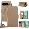 Funda para Google Pixel 11Proxl con Soporte para Tarjetas y Espejo, Estuche Protector de Cuero para Google 10A