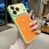 Funda de Cristal Color-Blocking Dopamina se Transforma Instantáneamente en 17, Adecuada para Funda de Teléfono iPhone 18 Pro Max, Funda de Cobertura Total 17 Pro, 16/15
