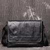 Nova Bolsa Masculina de Couro Genuíno, Bolsa de Ombro Feminina de Couro Macio, Bolsa Grande para iPad, Bolsa Mensageiro Masculina de Couro de Vaca