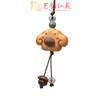 Colgante de Bolso Corazón de Oso de Grano de Café de Madera de Melocotonero Colgante Pequeño Colgante para Teléfono Móvil Colgante para Llaves Accesorios de Estrella