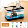 Paisagismo Acrílico para Aquário de Sala de Estar, Aquário de Mesa Transparente de Plástico Ecológico Ultra-Branco, Tanque para Tartarugas, Aquário para Peixes Betta
