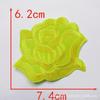 Adesivo de Aplique Flor Rosa de Tamanho Grande, Médio e Pequeno para Toalha de Mesa de Hotel e Lençol de Cama Reparo de Manchas Decalque para Passar a Ferro Adesivo para Tecido com Furo de Cigarro