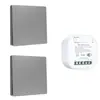 Control de Interruptor Wifi, Instalación Inalámbrica, Impermeable, Sin Batería, Panel de Control Remoto, Interruptor Inalámbrico Auto-Generador, Inteligente