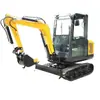 25 Excavadora Pequeña Construcción Municipal Excavadora de Orugas Excavadora Agrícola Mini 25 Excavadora Micro Pequeña