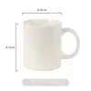 Taza Blanca de Color Puro Taza Blanca Venta al por Mayor Impresión Taza de Regalo Publicitaria Taza de Cerámica Simple para Hotel Impresión de Logo